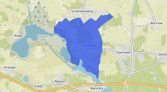 Bodenrichtwertkarte Kloster Lehnin Trechwitz